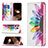 Leather Case Stands Flip Flowers Cover L01 Holder for Apple iPhone 16 Pro Max Pink