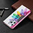 Leather Case Stands Flip Flowers Cover L01 Holder for Apple iPhone 16 Pro Max Pink