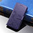 Leather Case Stands Flip Flowers Cover L01 Holder for Xiaomi Mi 11 Lite 5G NE Purple