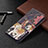 Leather Case Stands Flip Flowers Cover L07 Holder for Apple iPhone 13 Mixed