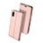 Leather Case Stands Flip Holder Cover for Huawei Enjoy 9 Rose Gold