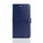 Leather Case Stands Flip Holder Cover for Huawei Y5 Prime (2018) Blue