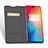 Leather Case Stands Flip Holder Cover for OnePlus 6T Gray