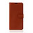 Leather Case Stands Flip Holder Cover for Wiko Wim Lite 4G Brown