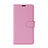 Leather Case Stands Flip Holder Cover for Wiko Wim Lite 4G Pink