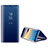 Leather Case Stands Flip Holder Cover L01 for Samsung Galaxy Note 8 Blue