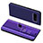 Leather Case Stands Flip Holder Cover S01 for Samsung Galaxy Note 8 Duos N950F Purple