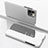 Leather Case Stands Flip Mirror Cover Holder for Apple iPhone 14 Pro Max Silver