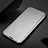 Leather Case Stands Flip Mirror Cover Holder for Oppo A74 5G Silver