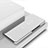 Leather Case Stands Flip Mirror Cover Holder L01 for Xiaomi Mi 12 Pro 5G Silver