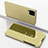 Leather Case Stands Flip Mirror Cover Holder L02 for Huawei P40 Lite Gold