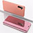 Leather Case Stands Flip Mirror Cover Holder L02 for Samsung Galaxy Note 10