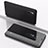 Leather Case Stands Flip Mirror Cover Holder L02 for Samsung Galaxy Note 10 Black