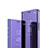 Leather Case Stands Flip Mirror Cover Holder L02 for Xiaomi POCO C3 Purple