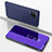 Leather Case Stands Flip Mirror Cover Holder ZL1 for Samsung Galaxy A42 5G Purple