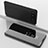 Leather Case Stands Flip Mirror Cover Holder ZL1 for Samsung Galaxy A80 Black