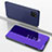 Leather Case Stands Flip Mirror Cover Holder ZL1 for Samsung Galaxy Note 10 Lite Purple