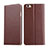 Leather Case Stands Flip Wallet for Apple iPhone 6 Plus Brown