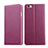 Leather Case Stands Flip Wallet for Apple iPhone 6 Purple