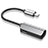 Lightning USB Cable Adapter H01 for Apple iPhone Xs Max Silver