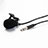 Luxury 3.5mm Mini Handheld Microphone Singing Recording K01 Black