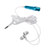 Luxury 3.5mm Mini Handheld Microphone Singing Recording M01 Blue