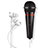 Luxury 3.5mm Mini Handheld Microphone Singing Recording M05 Black