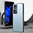 Luxury Aluminum Metal Back Cover and Silicone Frame Case for Huawei Honor 80 GT 5G Blue