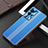 Luxury Aluminum Metal Back Cover and Silicone Frame Case for Vivo iQOO 8 5G Blue