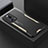 Luxury Aluminum Metal Back Cover and Silicone Frame Case for Xiaomi Civi 2 5G Gold