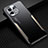 Luxury Aluminum Metal Back Cover and Silicone Frame Case for Xiaomi Mi 11 5G Gold