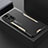 Luxury Aluminum Metal Back Cover and Silicone Frame Case for Xiaomi Poco X4 NFC Gold