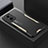 Luxury Aluminum Metal Back Cover and Silicone Frame Case for Xiaomi Redmi 10 Prime Plus 5G Gold