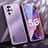 Luxury Aluminum Metal Back Cover and Silicone Frame Case J01 for Oppo A74 5G