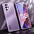 Luxury Aluminum Metal Back Cover and Silicone Frame Case J01 for Oppo A93 5G