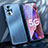 Luxury Aluminum Metal Back Cover and Silicone Frame Case J01 for Oppo A93s 5G