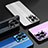 Luxury Aluminum Metal Back Cover and Silicone Frame Case J01 for Oppo Find X3 Pro 5G