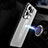 Luxury Aluminum Metal Back Cover and Silicone Frame Case J01 for Oppo Find X5 Pro 5G