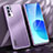 Luxury Aluminum Metal Back Cover and Silicone Frame Case J01 for Oppo Reno6 5G