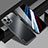 Luxury Aluminum Metal Back Cover and Silicone Frame Case JL1 for Apple iPhone 13 Pro