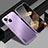 Luxury Aluminum Metal Back Cover and Silicone Frame Case JL1 for Apple iPhone 15 Plus