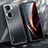 Luxury Aluminum Metal Back Cover and Silicone Frame Case JL1 for Huawei Honor 60 5G Black