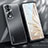 Luxury Aluminum Metal Back Cover and Silicone Frame Case JL1 for Huawei Honor 70 Pro 5G