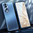 Luxury Aluminum Metal Back Cover and Silicone Frame Case JL1 for Huawei Honor 70 Pro 5G