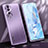 Luxury Aluminum Metal Back Cover and Silicone Frame Case JL1 for Huawei Honor 80 5G