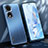 Luxury Aluminum Metal Back Cover and Silicone Frame Case JL1 for Huawei Honor 80 Pro 5G