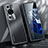 Luxury Aluminum Metal Back Cover and Silicone Frame Case JL1 for Huawei P60 Pro