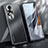 Luxury Aluminum Metal Back Cover and Silicone Frame Case JL1 for Oppo Reno10 Pro+ Plus 5G