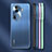 Luxury Aluminum Metal Back Cover and Silicone Frame Case JL1 for Oppo Reno11 Pro 5G