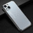 Luxury Aluminum Metal Back Cover and Silicone Frame Case JL2 for Apple iPhone 15